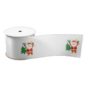 Santa Claus Satijnen Lint (Spoel)