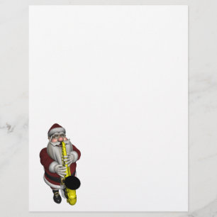 Santa Claus Saxophone-speler