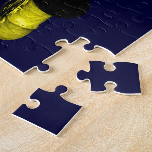 Santa Claus Saxophone-speler Legpuzzel (Zijkant)