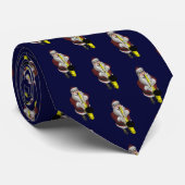 Santa Claus Saxophone-speler Stropdas (Opgerold)