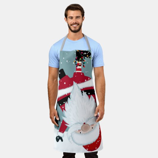 Santa Claus Schort (Gedragen)