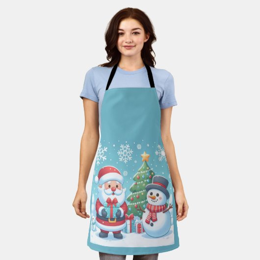 Santa Claus Schort (Gedragen)
