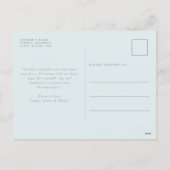 Santa Claus Shabby Chic Vakantie Briefkaart (Achterkant)