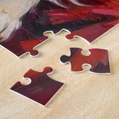 Santa Claus Shetland Sheepdog Christmas Art Legpuzzel (Zijkant)