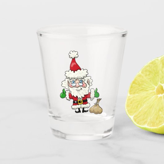Santa Claus Shot Glas (Voorkant)