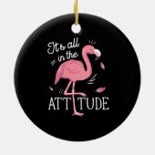 Santa Claus Shrimp Reindeer Funny UGLY Kerstmis Keramisch Ornament (Achterkant)