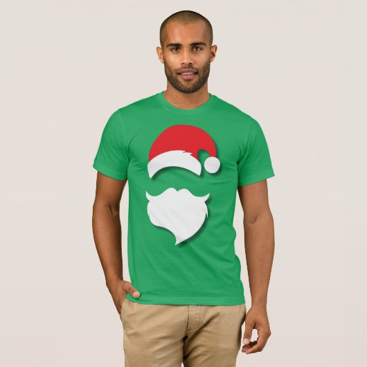 Santa Claus Silhouette T-shirt (Voorkant volledig)