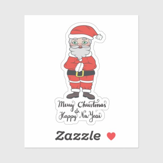 Santa Claus single sticker (Vel)