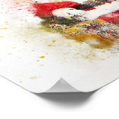 Santa Claus Sitting Poster (Hoek)