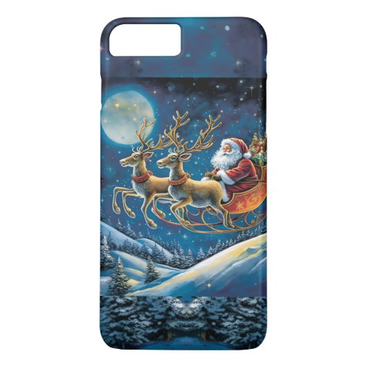 Santa Claus Sleigh Case-Mate iPhone Case (Achterkant)