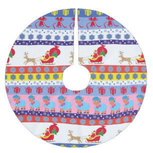 Santa Claus sleigh Kerstboom Rok