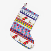 Santa Claus sleigh Kleine Kerstsok (Voorkant (Hangend))