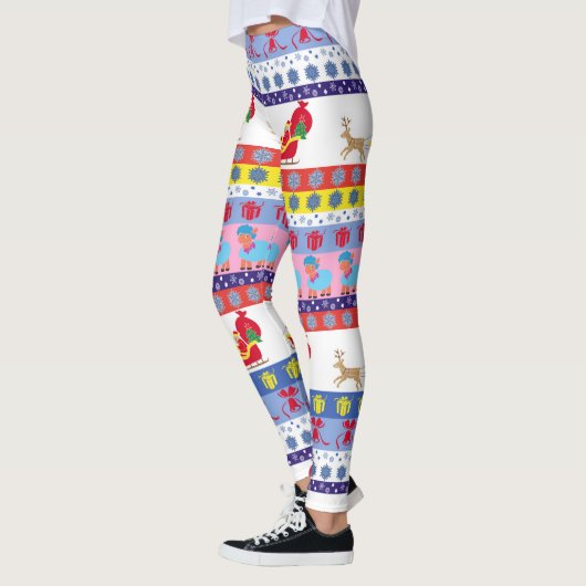 Santa Claus sleigh Leggings (Links)