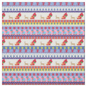 Santa Claus sleigh Stof (Swatch)