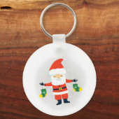 Santa Claus Sleutelhanger (Achterkant)