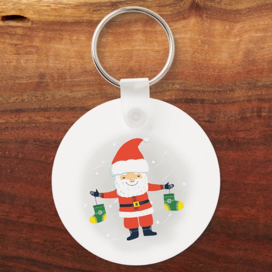 Santa Claus Sleutelhanger (Voorkant)