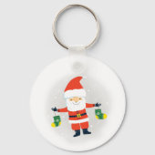 Santa Claus Sleutelhanger (Achterkant)