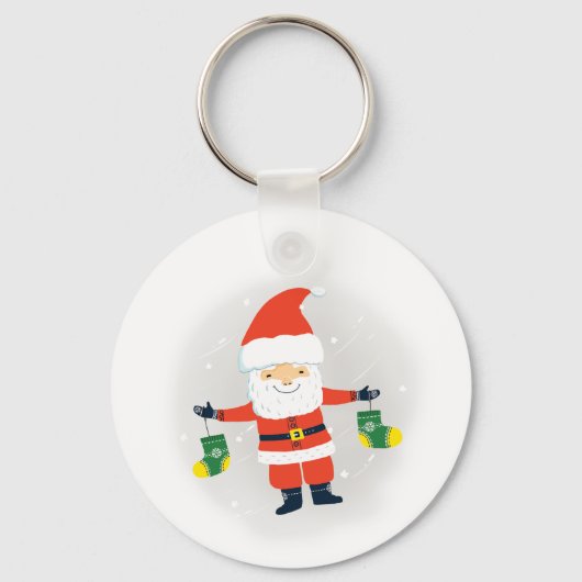 Santa Claus Sleutelhanger (Achterkant)