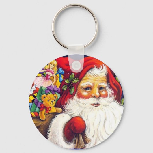 Santa-Claus Sleutelhanger (Voorkant)