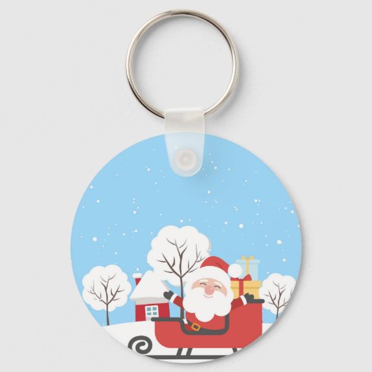 Santa Claus Sleutelhanger (Voorkant)