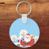 Santa Claus Sleutelhanger (Voorkant)