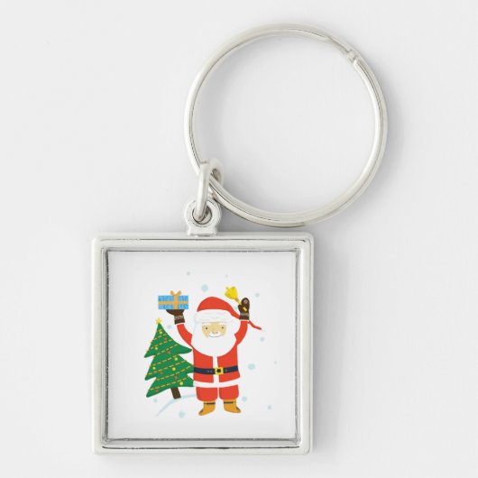 Santa Claus Sleutelhanger (Voorkant)
