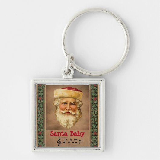 Santa Claus  Sleutelhanger (Voorkant)
