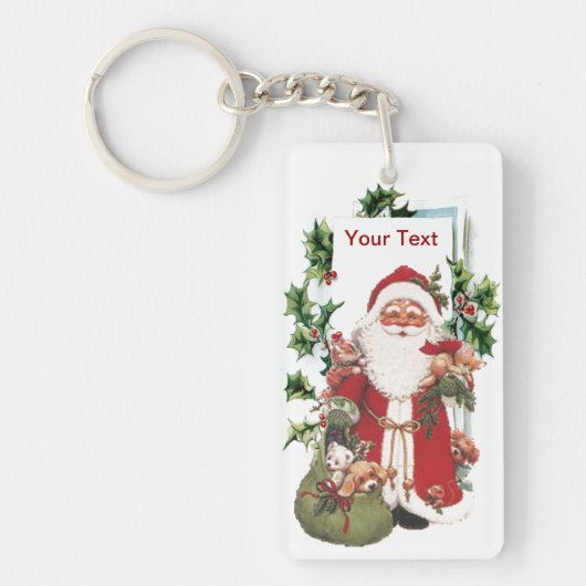 Santa Claus Sleutelhanger (Voorkant)