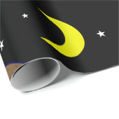 santa claus sloth kerst cadeaupapier (Rol Hoek)