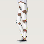 santa claus sloth kerst leggings (Links)
