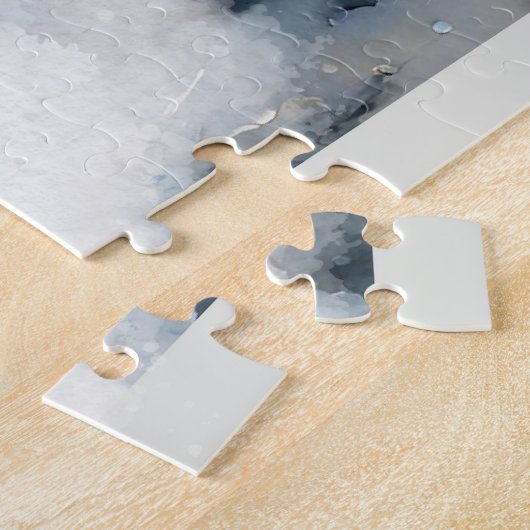 Santa Claus Sneeuw Rendier Sleigh Vakantie Legpuzzel (Zijkant)