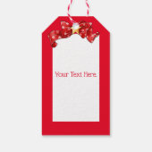 Santa Claus Snow Wereldbol Gift Label Cadeaulabel (Achterkant)