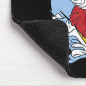Santa Claus Snowboarding Muismat (Hoek)