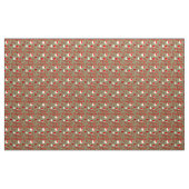 Santa Claus Snowman Candy Cane Christmastide Stof (Yard (91,4 cm))