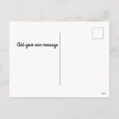 Santa Claus, Snowman Merry Kerstmis Feestdagenkaart (Achterkant)