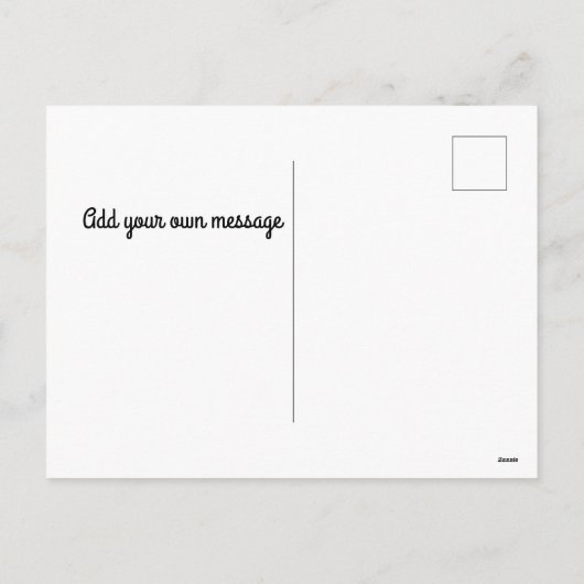 Santa Claus, Snowman Merry Kerstmis Feestdagenkaart (Achterkant)