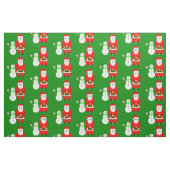 santa claus snowman schattig stof (Fat Quarter)