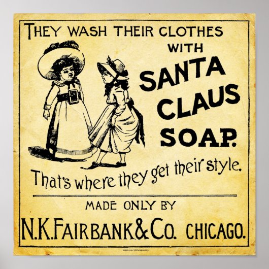 Santa Claus Soap & Print (Voorkant)