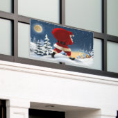 Santa Claus Spandoek (Buitenkant Gebouw)