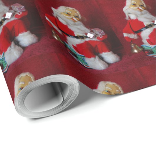 Santa Claus Speelgoed Cadeaupapier (Rol Hoek)