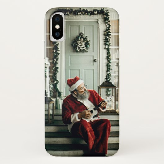 Santa Claus-speelmuziek Case-Mate iPhone Case (Achterkant)