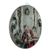 Santa Claus-speelmuziek Dartbord (Voorkant Links)