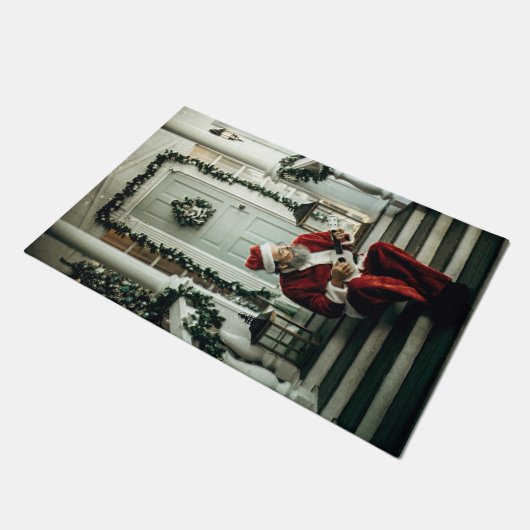 Santa Claus-speelmuziek Deurmat (Schuin)