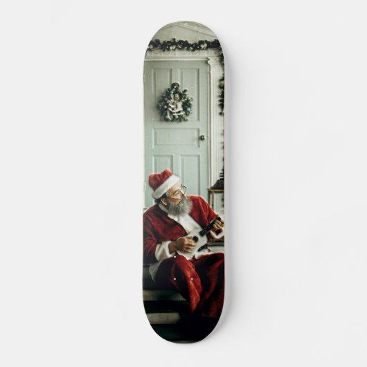 Santa Claus-speelmuziek Persoonlijk Skateboard (Voorkant)
