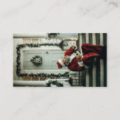 Santa Claus-speelmuziek Visitekaartje (Achterkant)