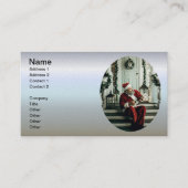 Santa Claus-speelmuziek Visitekaartje (Voorkant)