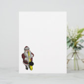 Santa Claus-speelsaxophone (Staand voorkant)