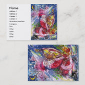 SANTA CLAUS SPEELT HARP IN HET MOONLIGHT VISITEKAARTJE (Voorkant / Achterkant)