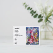 SANTA CLAUS SPEELT HARP IN HET MOONLIGHT VISITEKAARTJE (Staand voorkant)