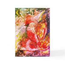 SANTA CLAUS SPEELT HARP Musical Kerstnacht